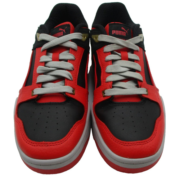 Puma Slipstream INVDR Shoes Men Sz 10.5 Red Black Leather Low Top 389968-01 1S9 main image 5